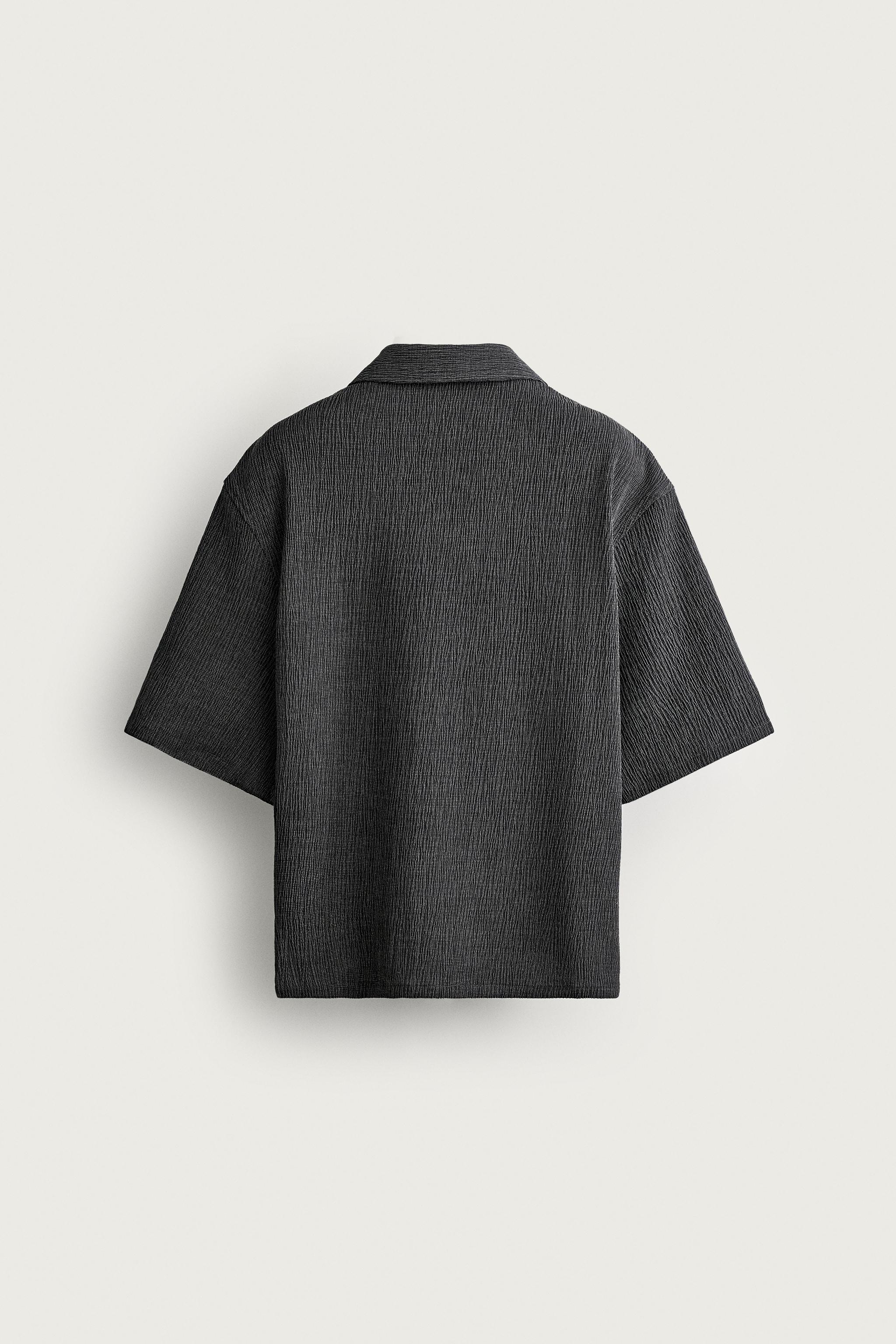 TEXTURED RELAXED FIT SHIRT